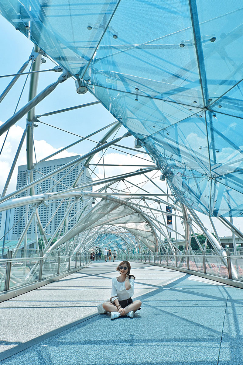 Du lịch tự túc Singapore - Malaysia - cầu helix