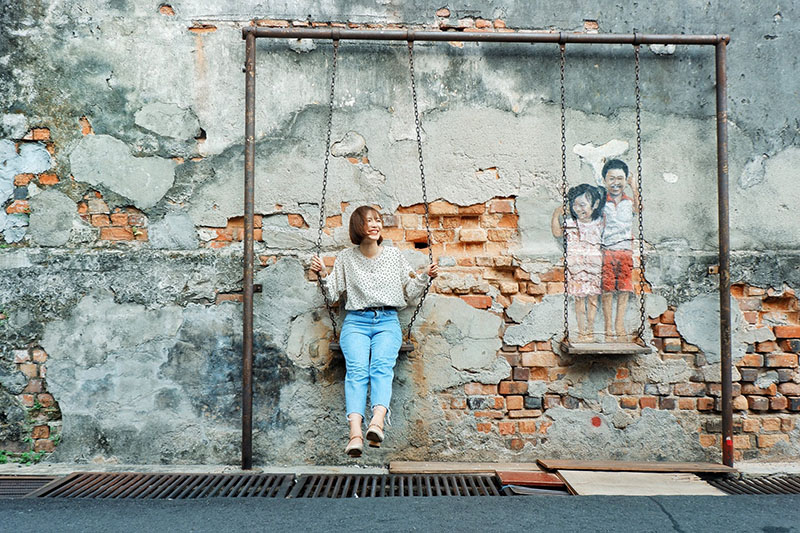 tranh tường Penang