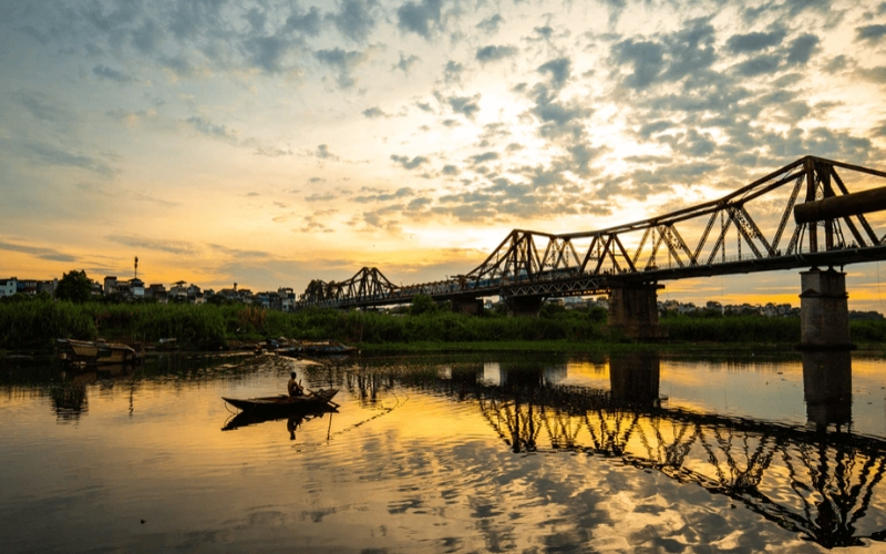 Hanoi Red River Bridge
