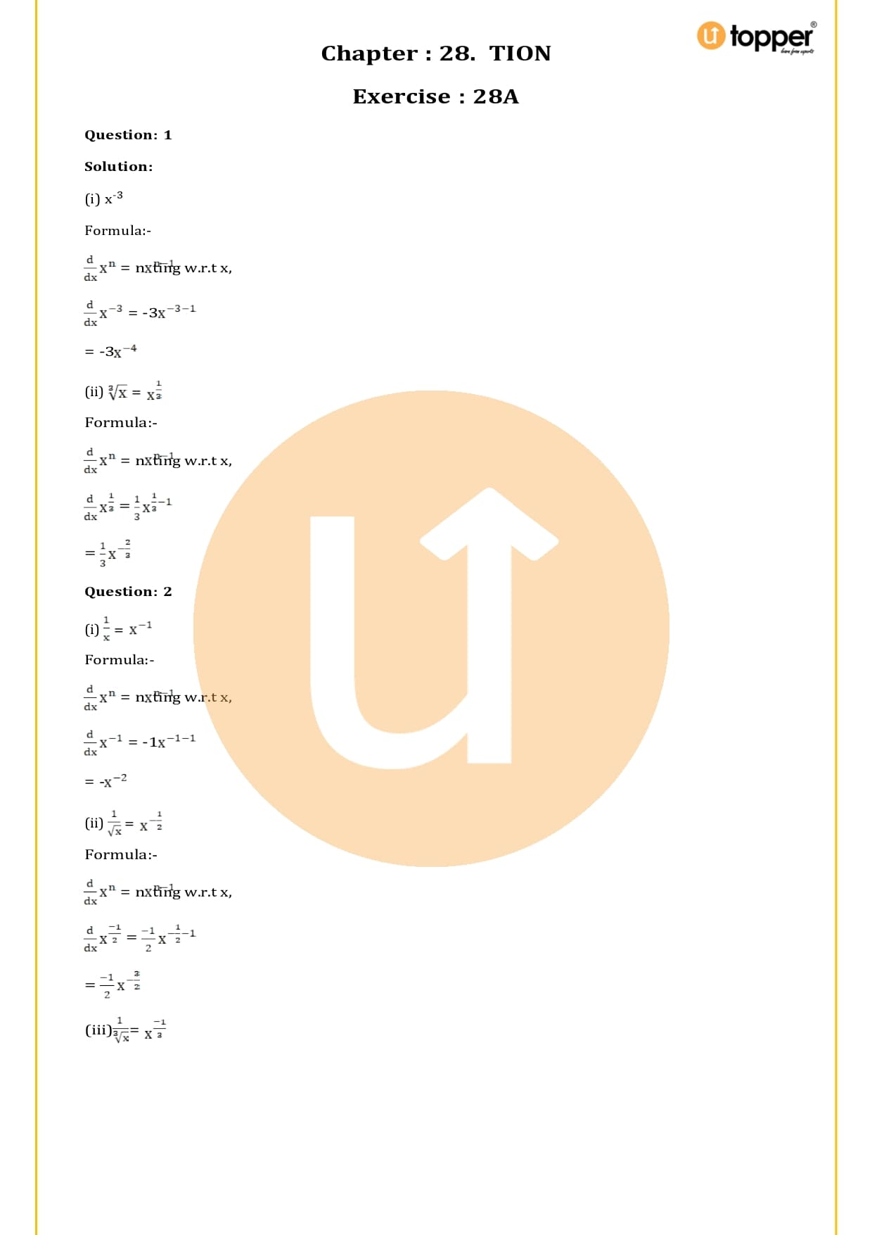 RS Aggarwal Class 11 Solutions Chapter 28