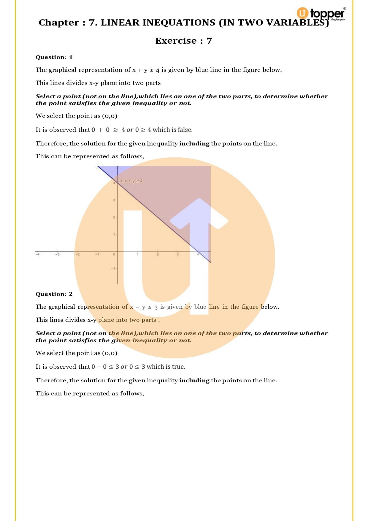 RS Aggarwal Class 11 Solutions Chapter 7