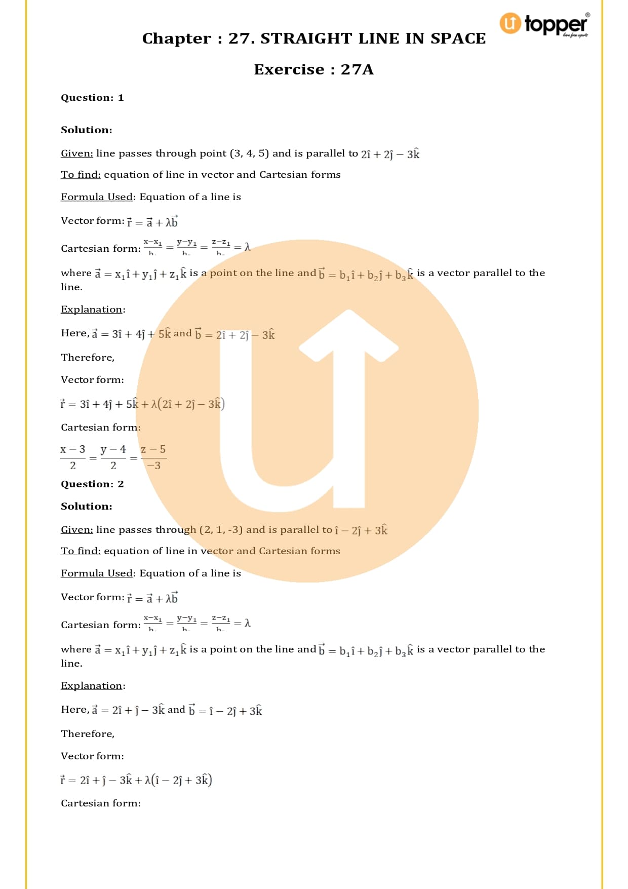 RS Aggarwal Class 12 Solutions Chapter 27
