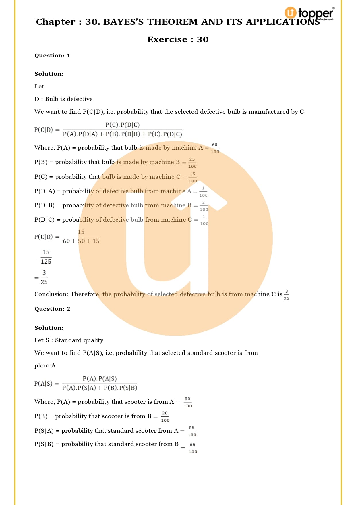 RS Aggarwal Class 12 Solutions Chapter 30
