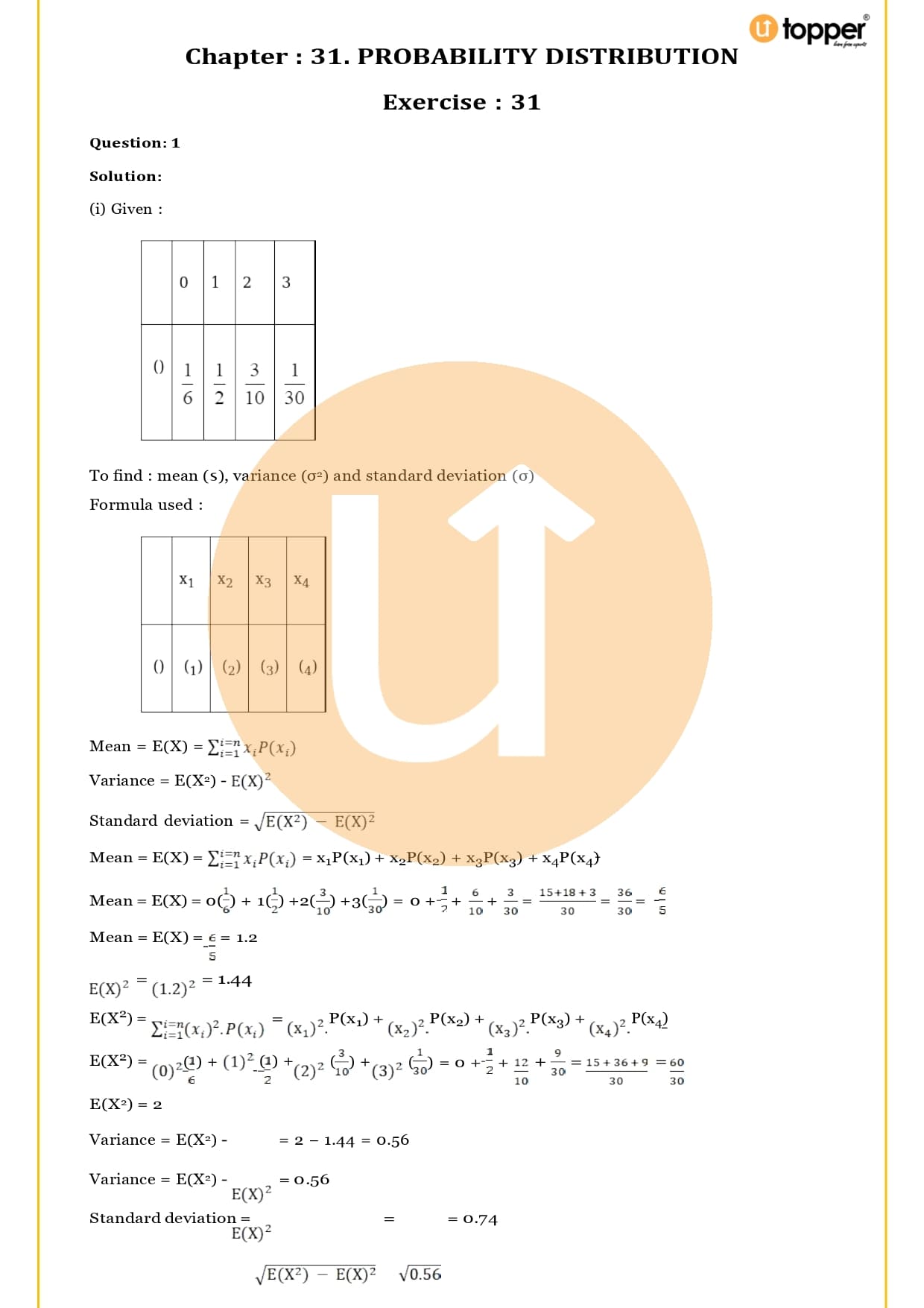 RS Aggarwal Class 12 Solutions Chapter 31