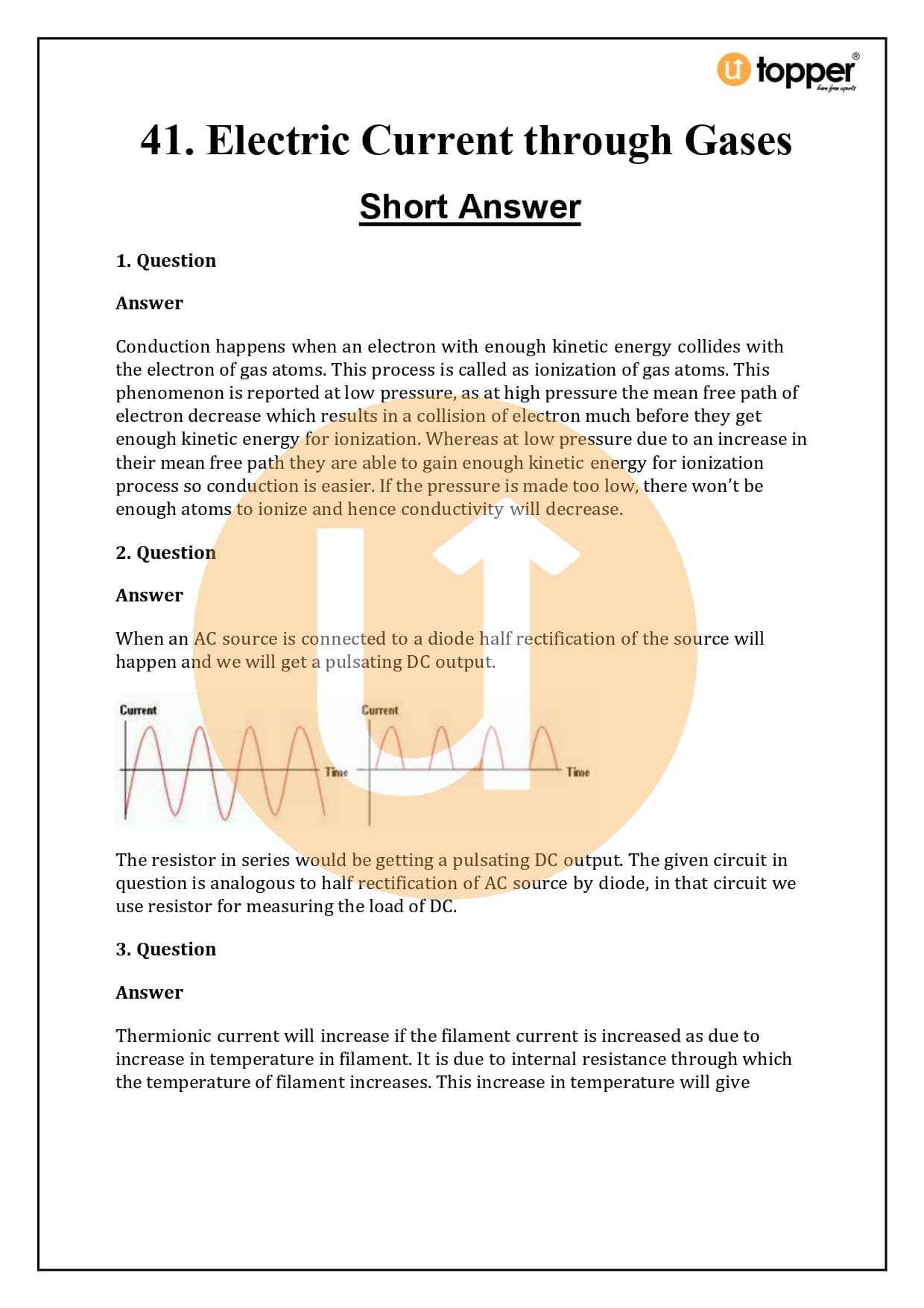 HC Verma Class 12 Physics Solutions Chapter 41