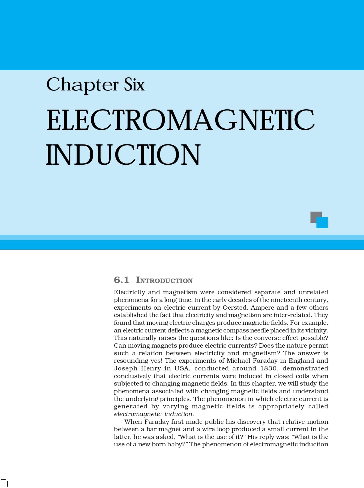 Ncert Book for Class 12 Physics Chapter 6 Electromagnetic Induction