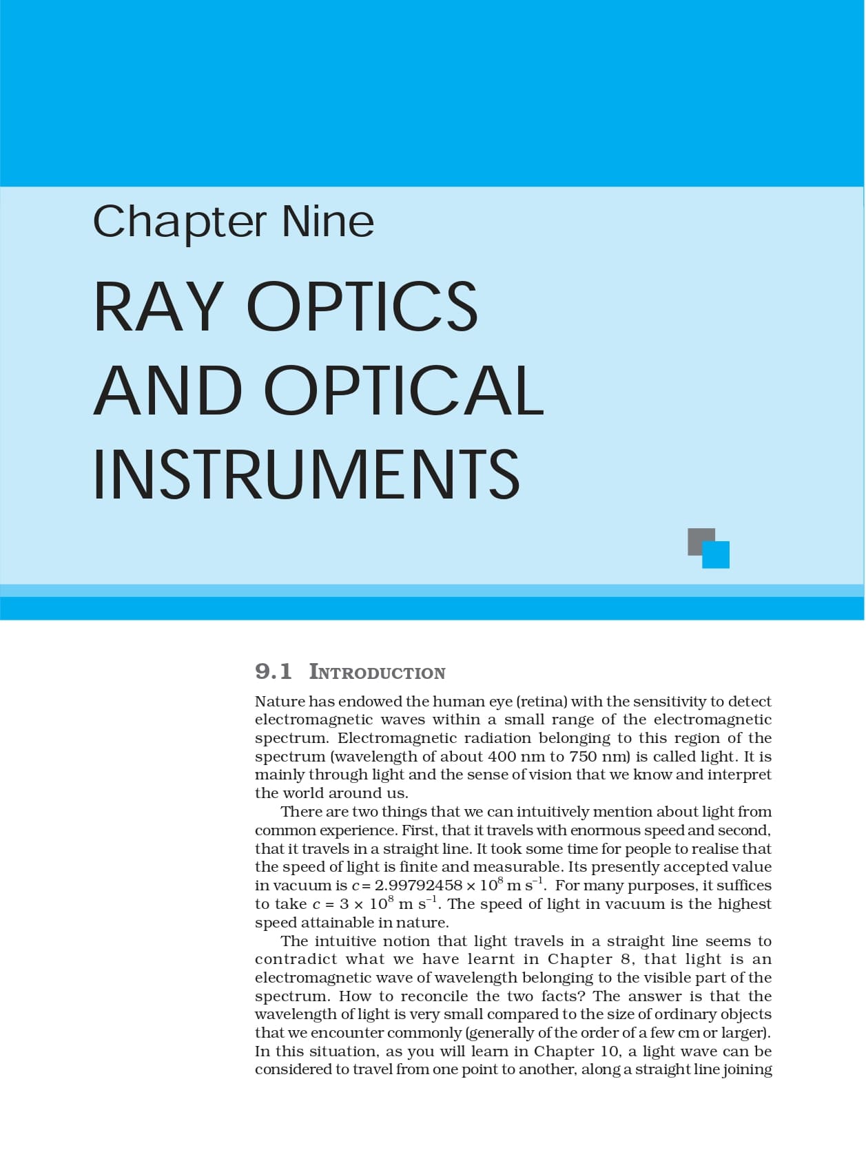 Ncert Book for Class 12 Physics Chapter 9 Ray Optics and Optical Instruments