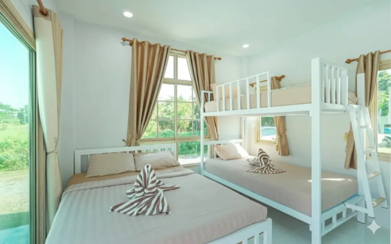 Pixel​ mountain​ view​ pool​villa​