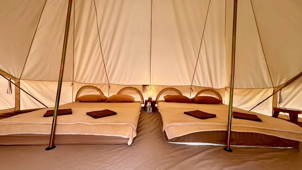 B1 Zone 1 เต็นท์ 2 ท่าน ฟาร์มสุข Glamping        