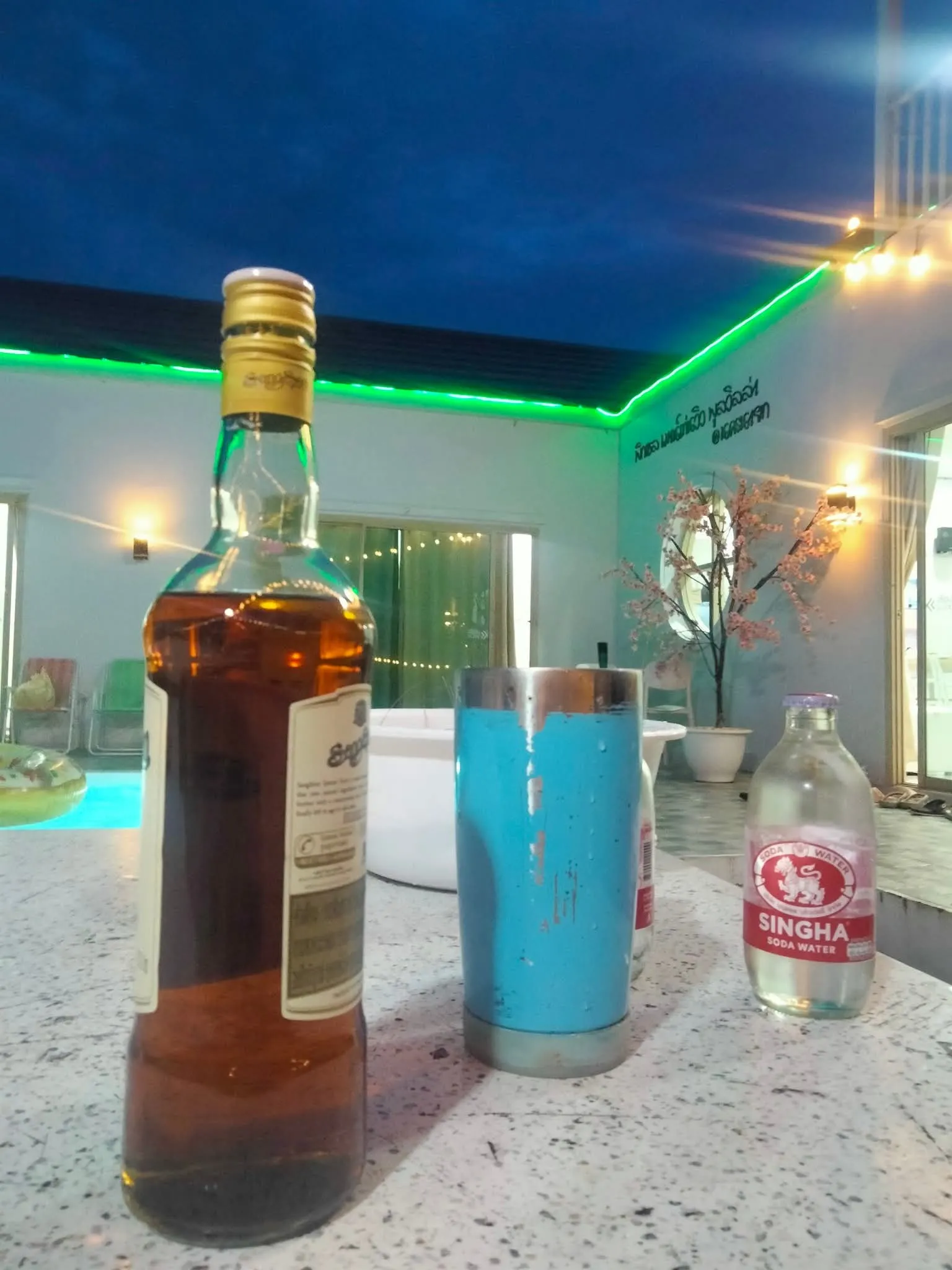 Pixel​ mountain​ view​ pool​villa​