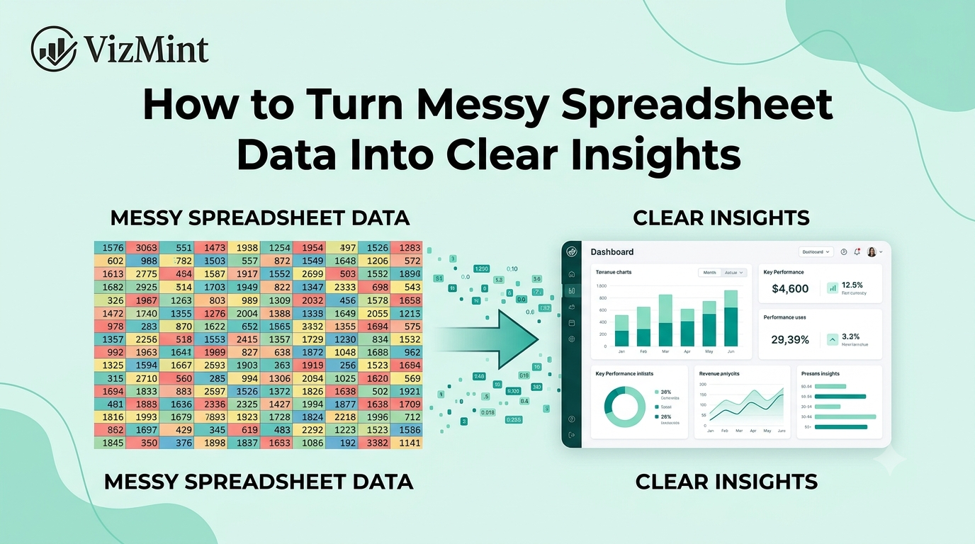 How to Turn Messy Spreadsheet Data Into Clear Insights