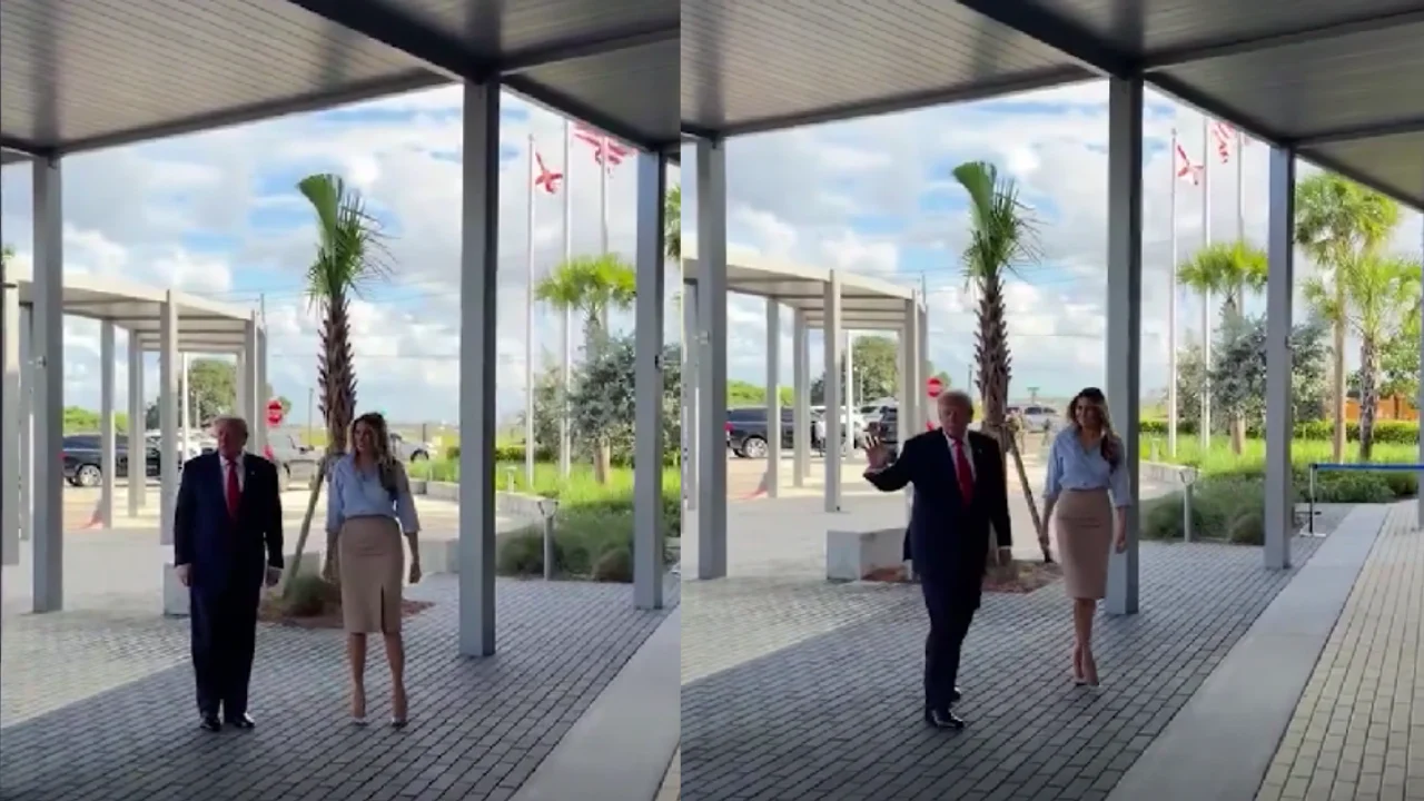Trump and Melania Vote Early in Florida as Republicans Fight to Retain Control of Congress on November 3