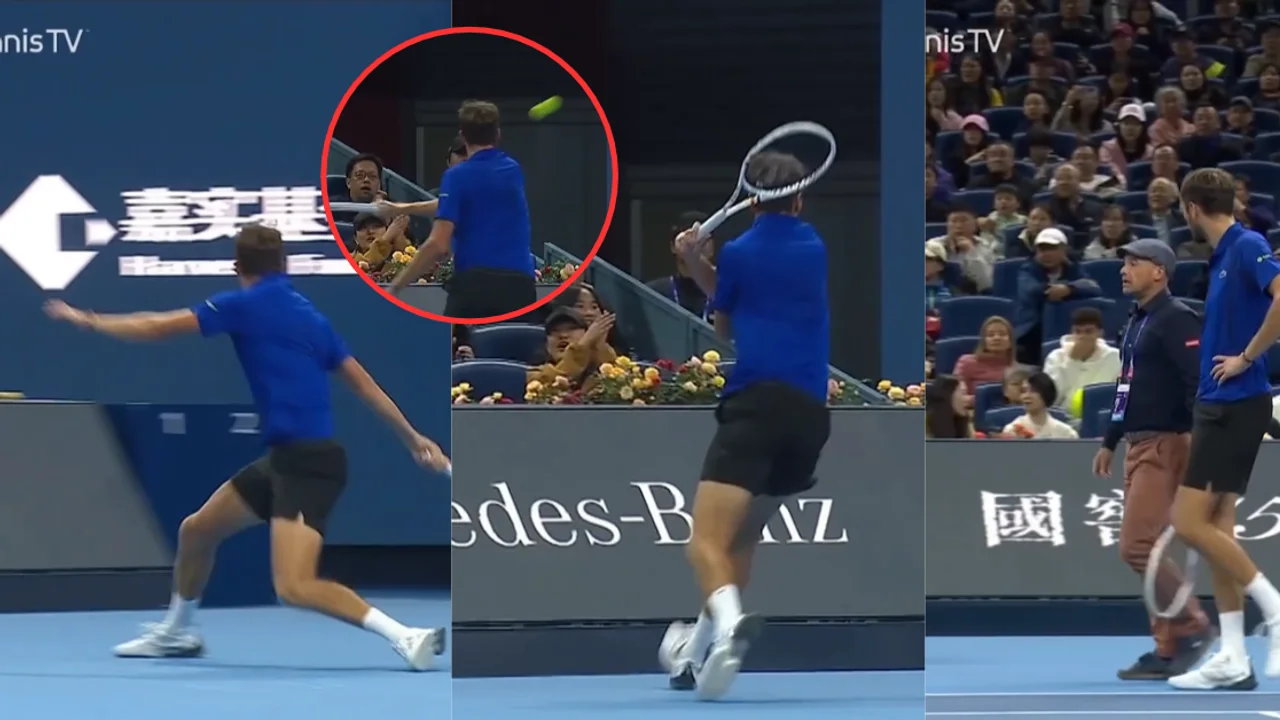 Medvedev Disqualified After Ball Hits Fan In Eye At China Tennis Tournament, Then Visits Injured Spectator In Hospital