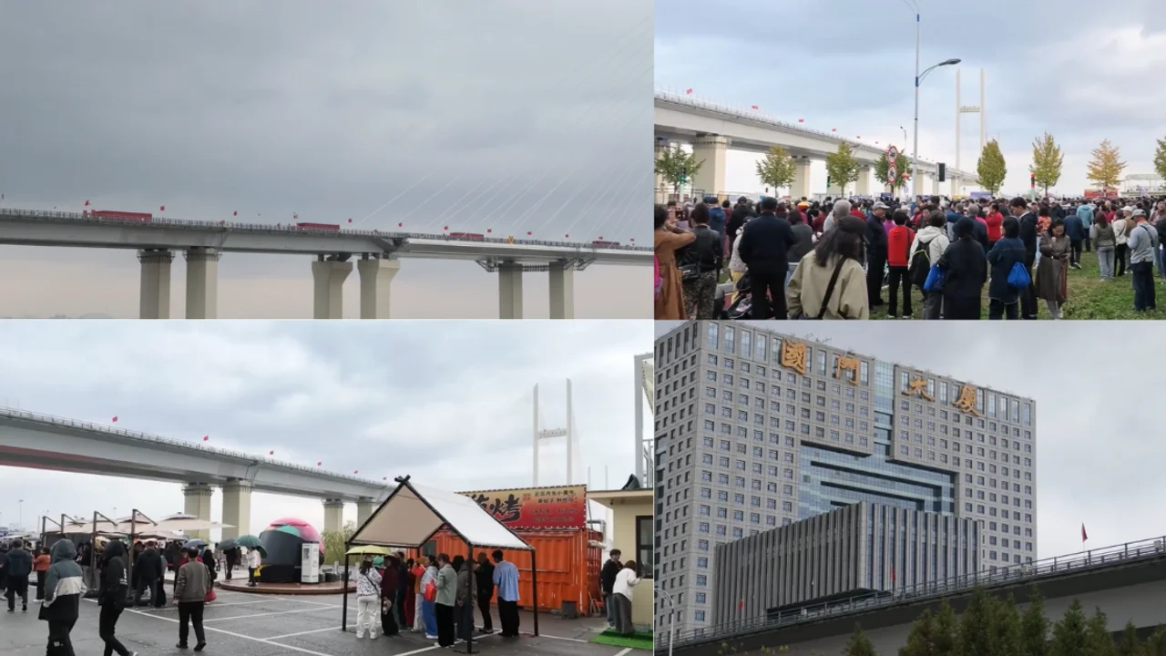 China And North Korea Open Long-Delayed Bridge After 12 Years, With Lorries Crossing Yalu River