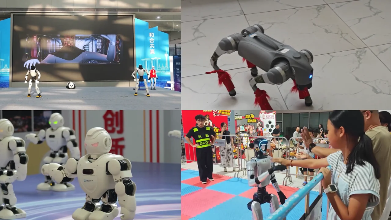 Humanoid Robots Take Over Nanning as AI Chess, Robot Dogs and Dance Shows Draw Golden Week Crowds