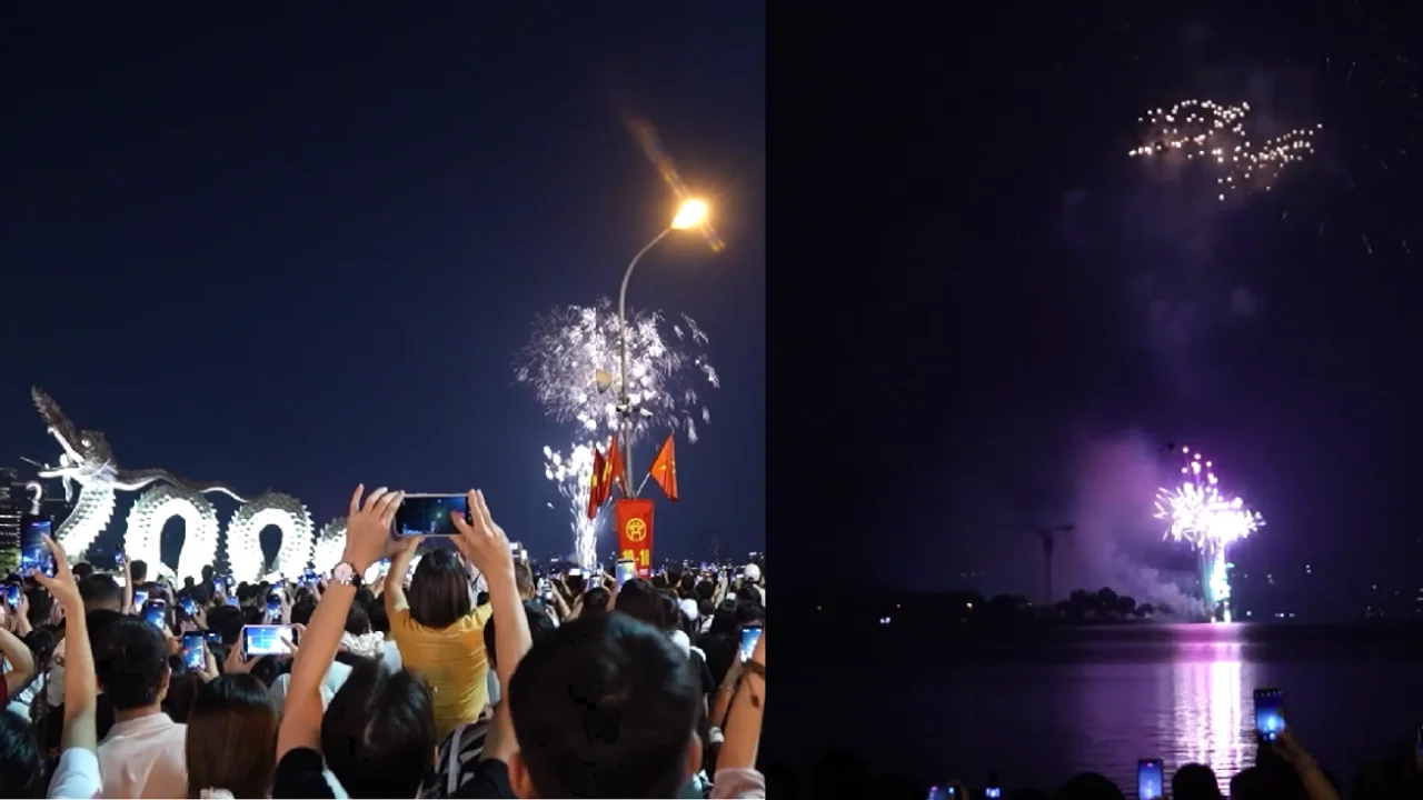 Hanoi Lights Up With Spectacular Fireworks To Mark 72nd Anniversary Of Liberation Day