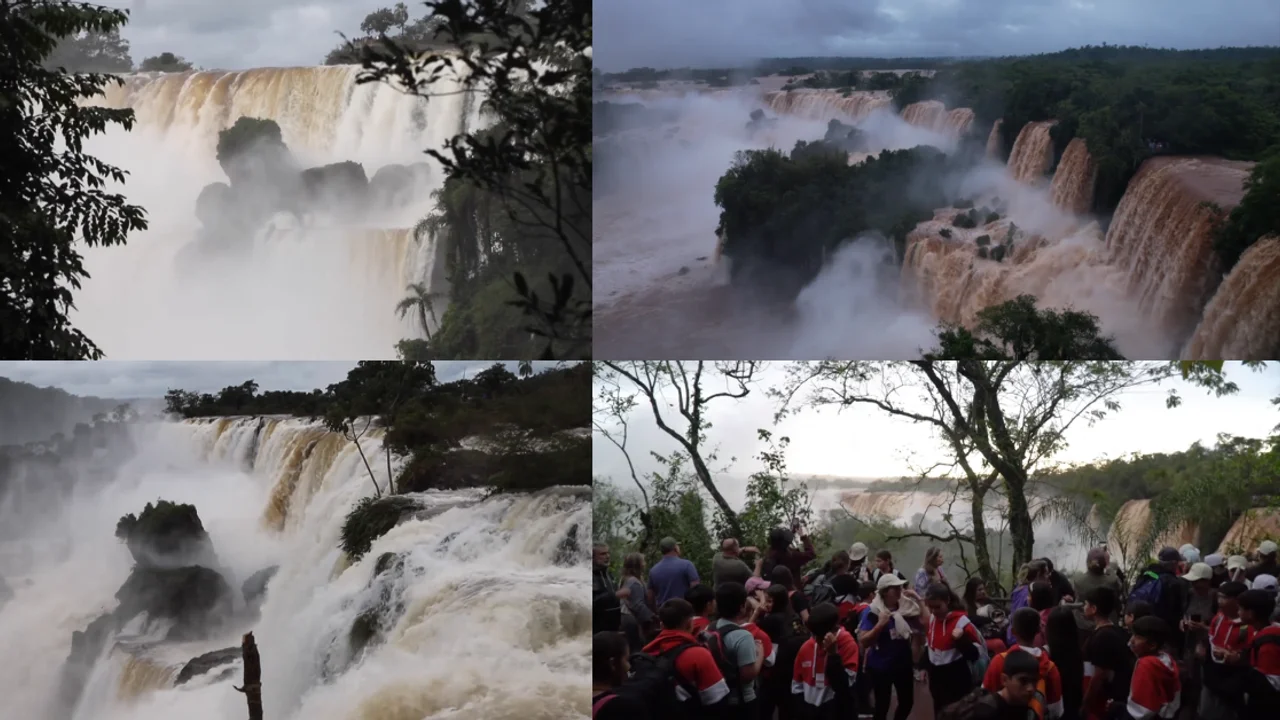 Iguazu Falls Surges After Heavy Rain, Reaching 12,000 Cubic Metres Per Second Amid El Niño Concerns