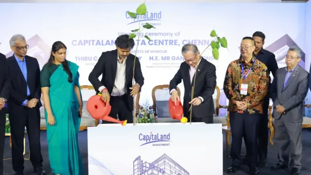 Singapore DPM Gan Kim Yong, Tamil Nadu CM Vijay Open CapitaLand’s First Chennai Data Centre