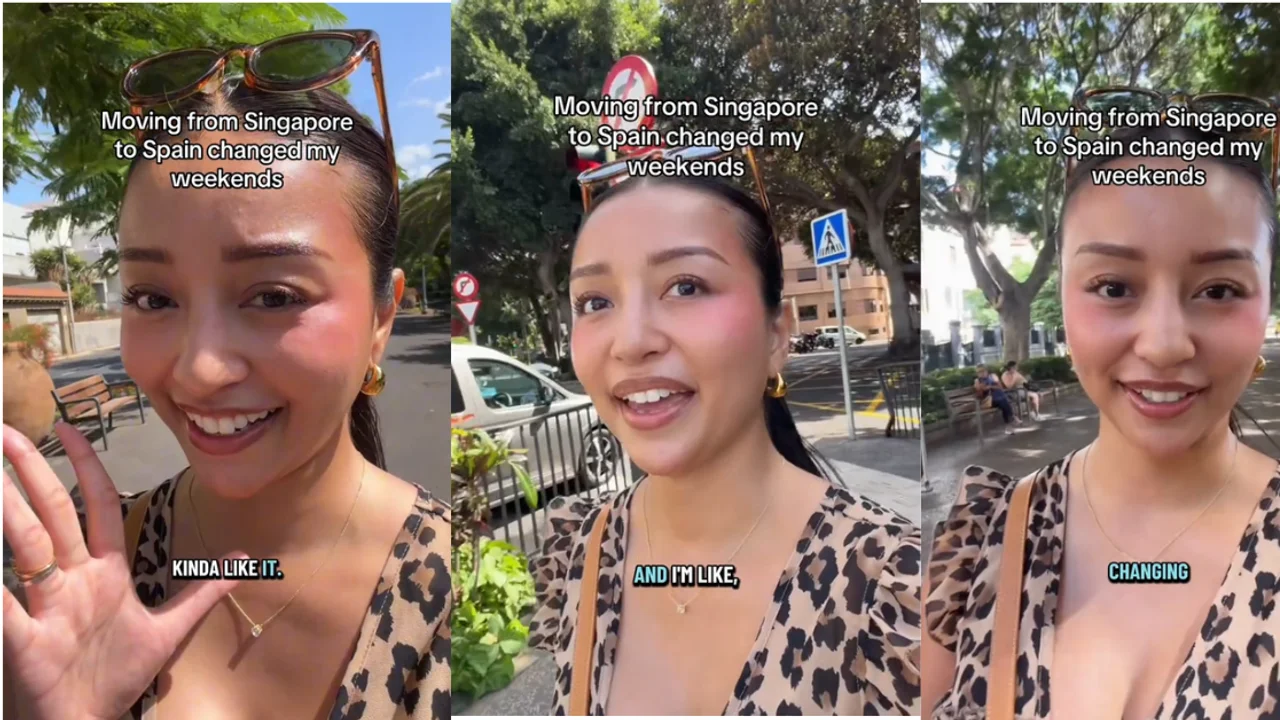 Woman Says Moving From Singapore To Spain Took Her From Shopping And Errands To “Touching Grass” And Mastering The Art Of Doing Nothing