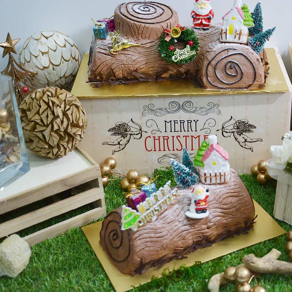 Christmas Log Cakes