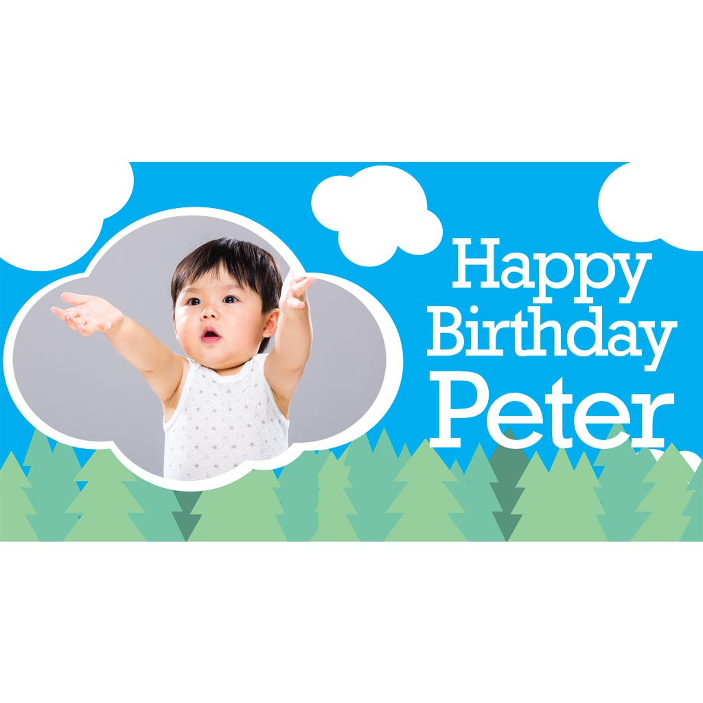 Clouds Customised Photo Banner