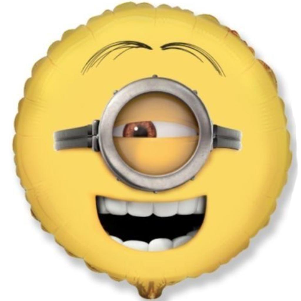 Minion Despicable Me Face Foil Balloon 18inch