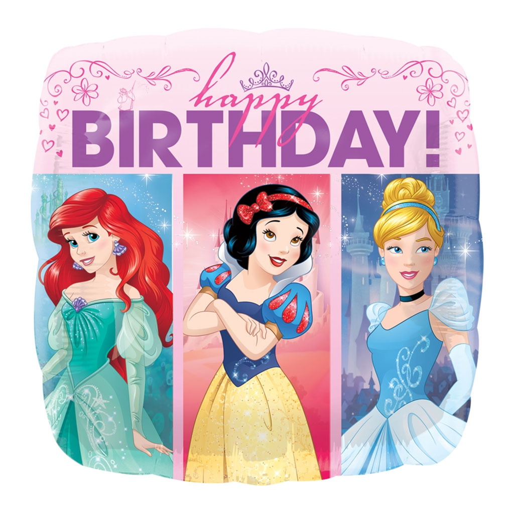 Disney Princess Happy Birthday Foil Balloon 18inch