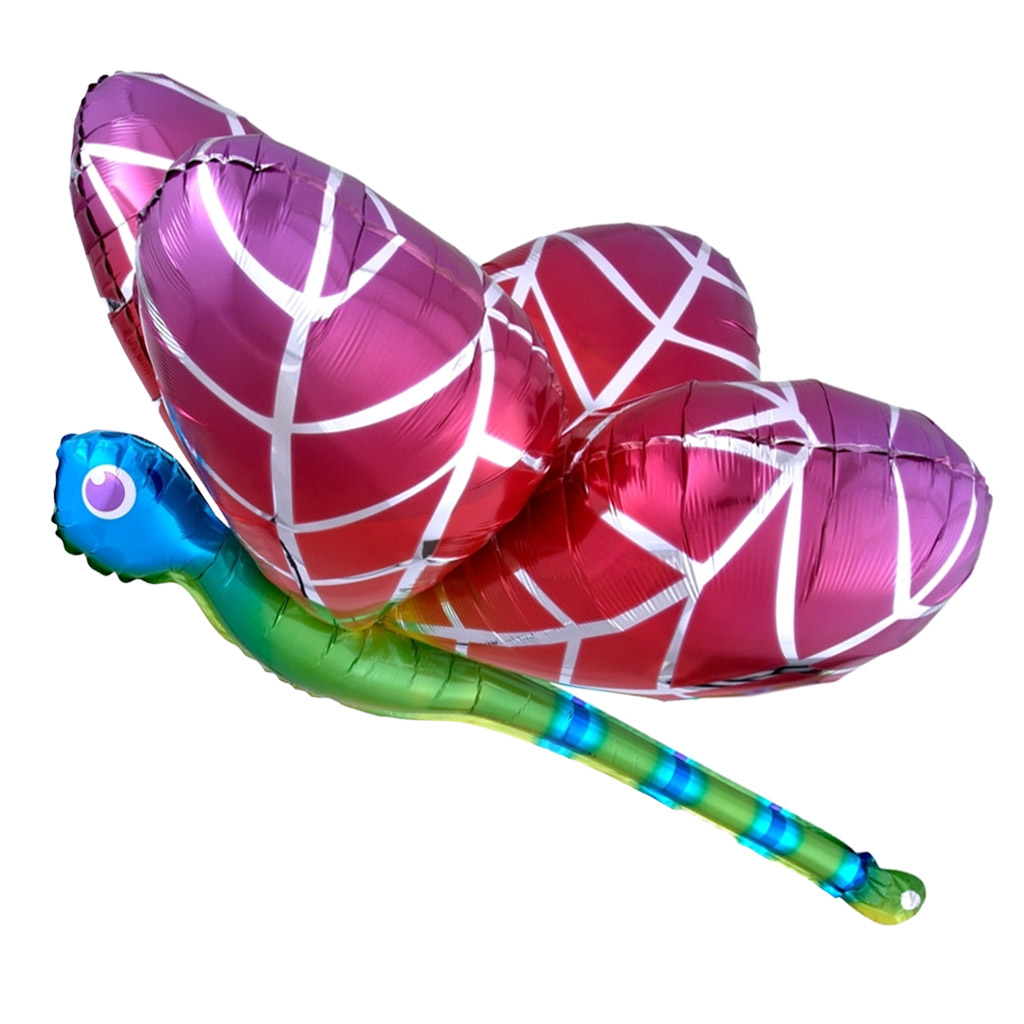 Dragonfly Flutters Garden Party Foil Balloon 34inch