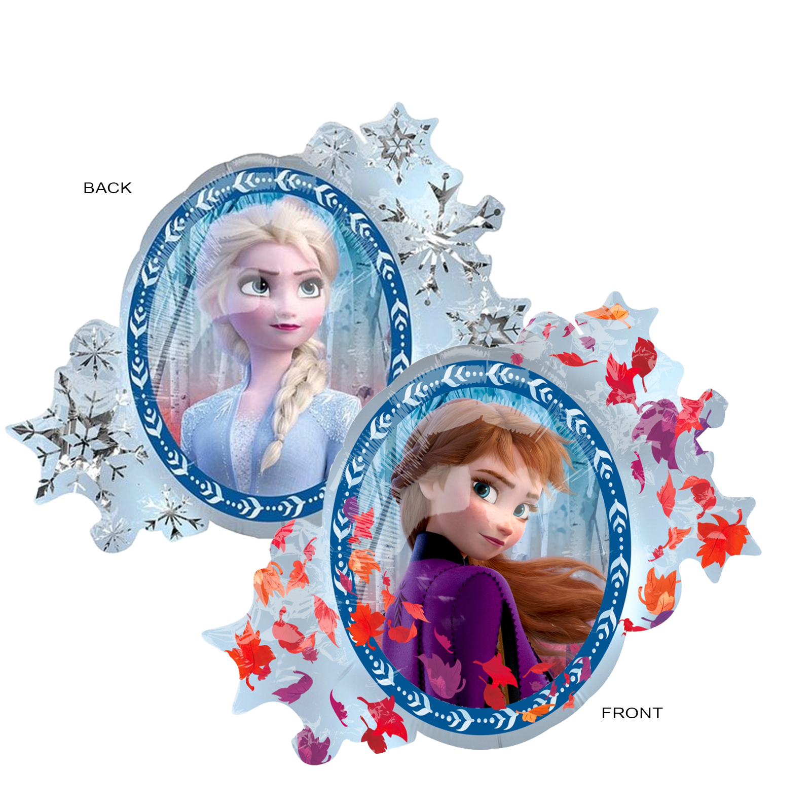 Frozen Disney Princess Anna Elsa Mirror Foil Balloon 31inch