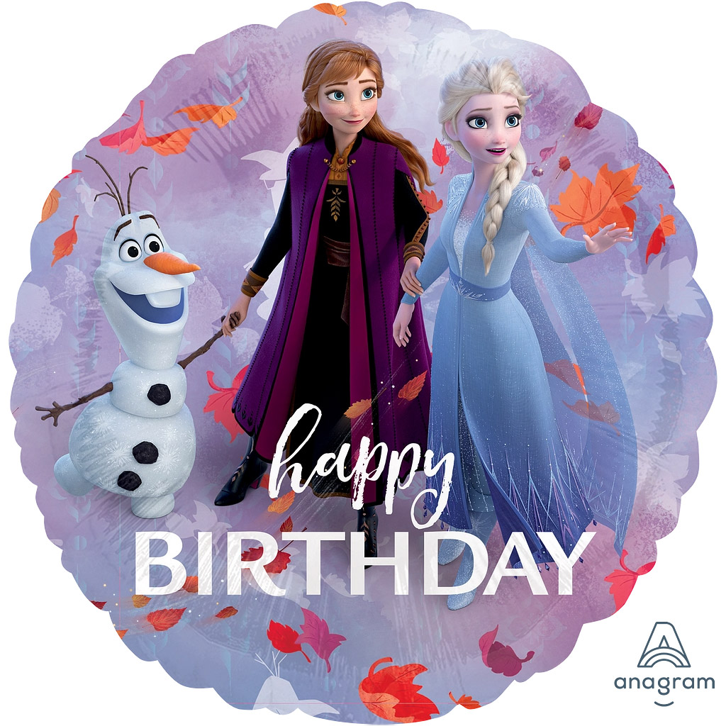 Frozen Disney Princess Happy Birthday Balloon 18inch