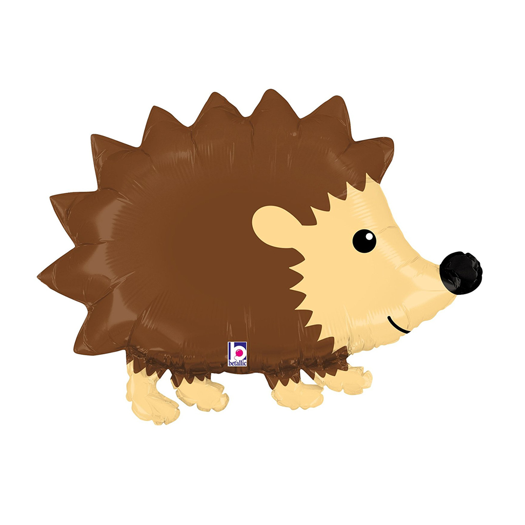 Hedgehog Critter Woodland Forest Animal Foil Balloon 36inch