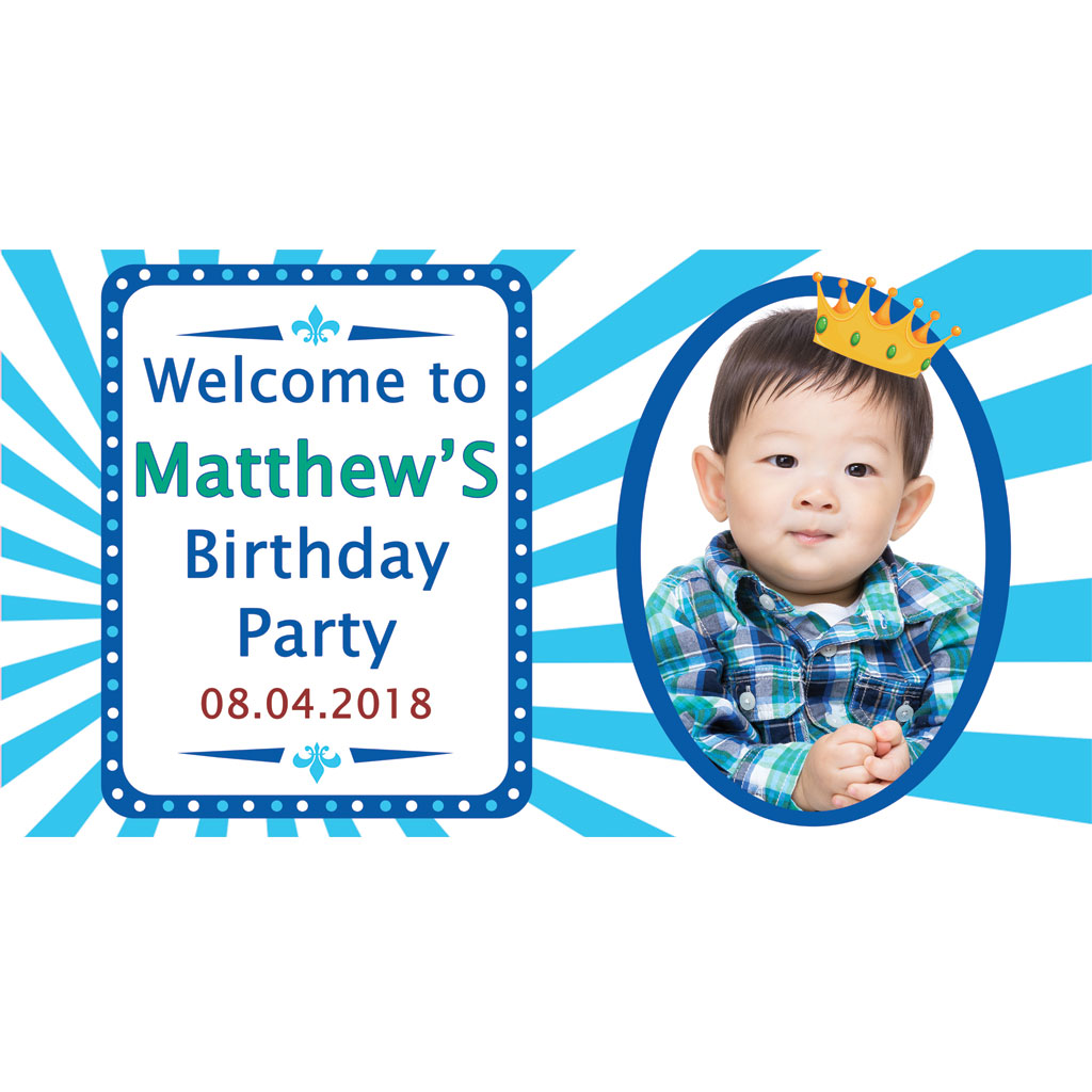 Little Prince Customised Banner