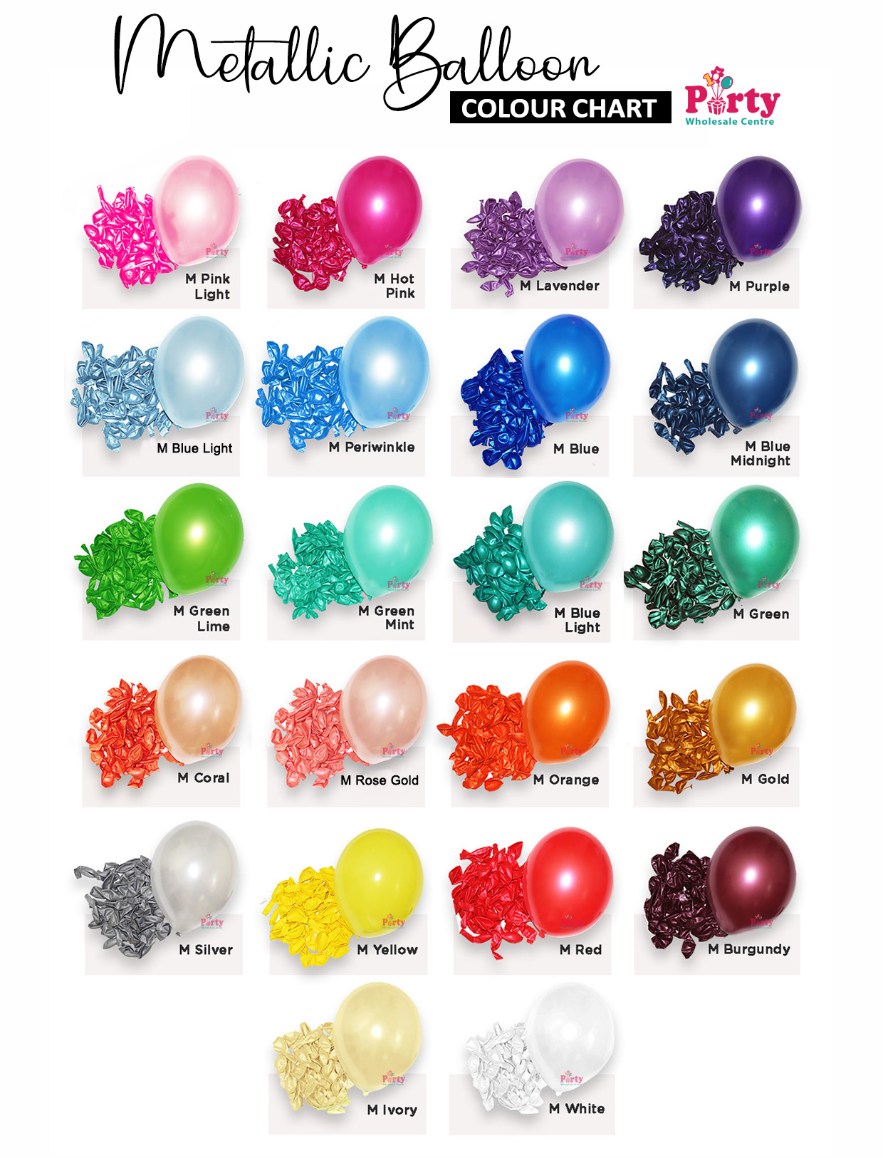 Show 10 pieces Round Latex Balloon 11inch (50 over colours) image