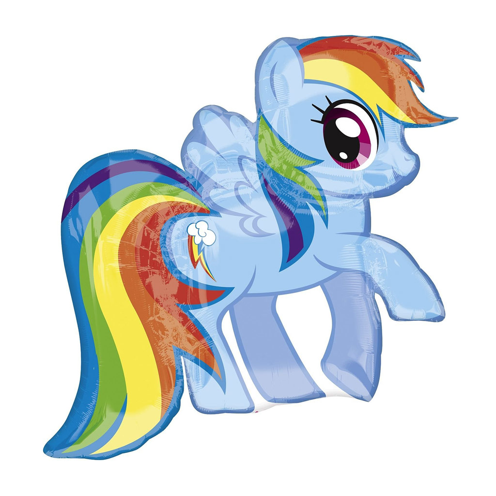 My Little Pony Rainbow Dash Foil Balloon 28inch