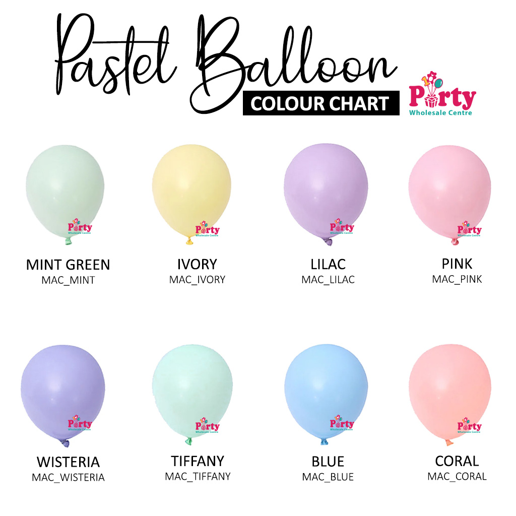 Show 10 pieces Round Latex Balloon 11inch (50 over colours) image
