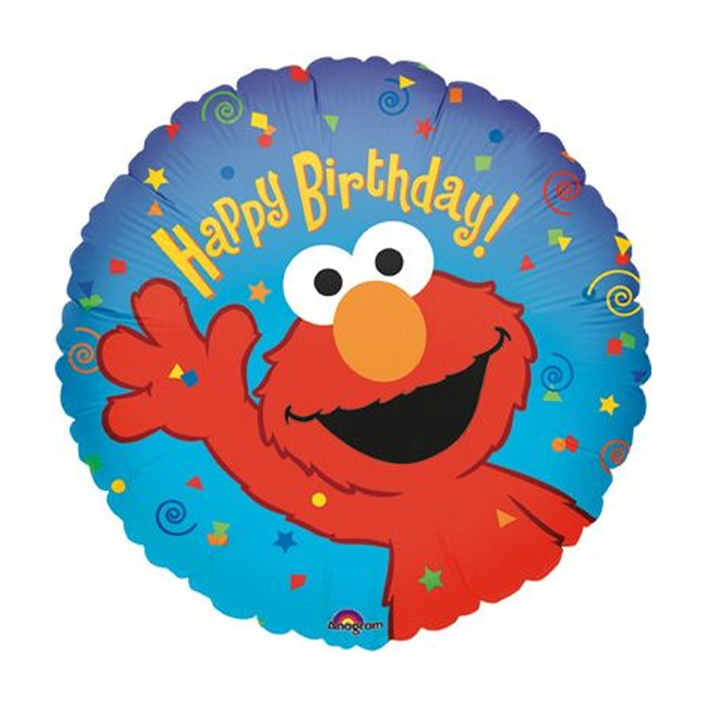 Sesame Street Elmo Happy Birthday Foil Balloon 18inch