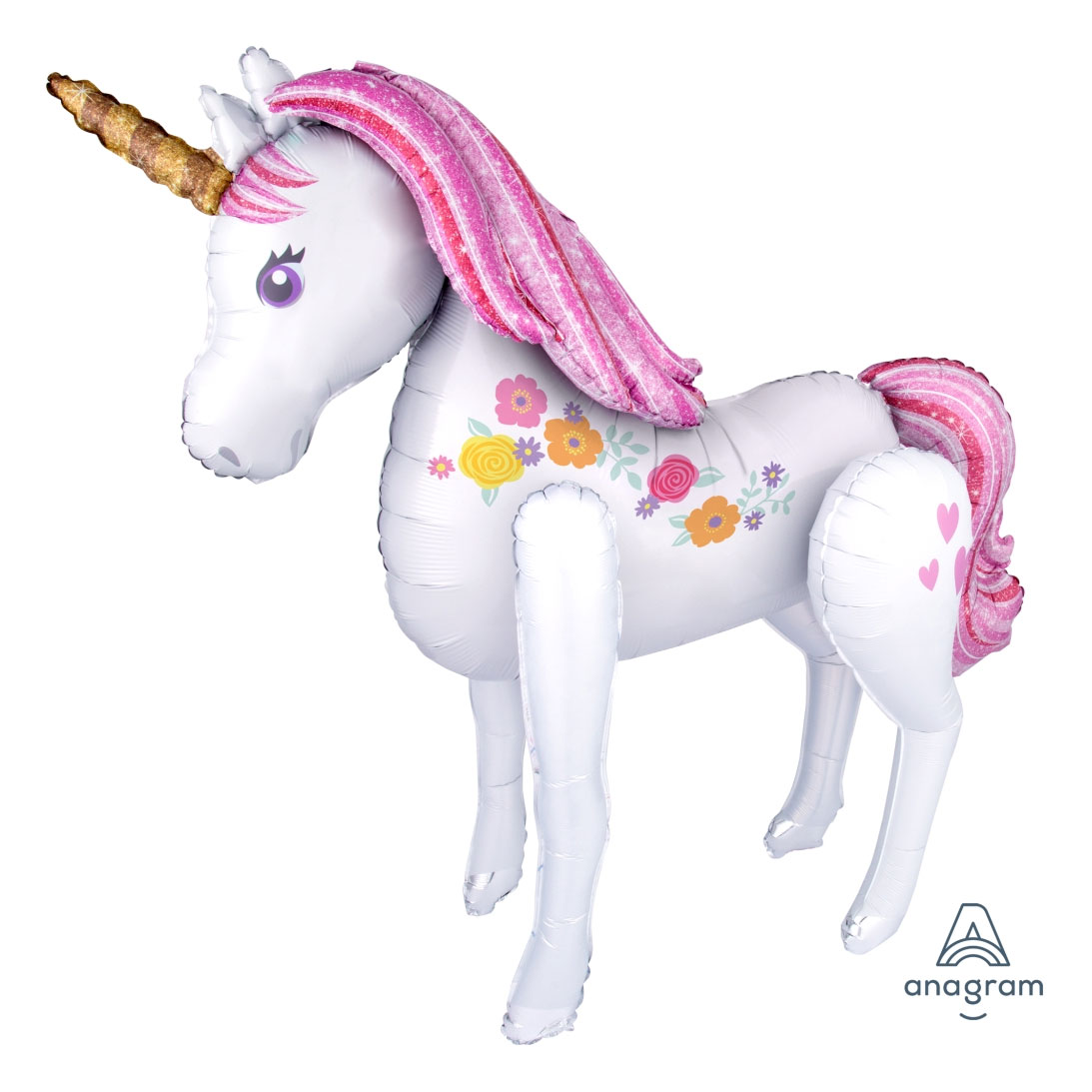 Unicorn Magical Pink Giant Air-Walker Balloon 45inch