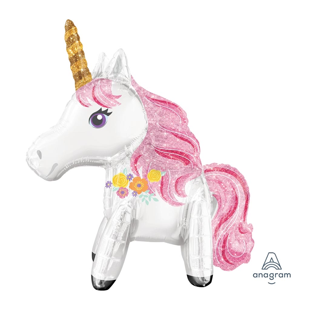 Unicorn Magical Pink Mini Air-Walker Balloon 25inch