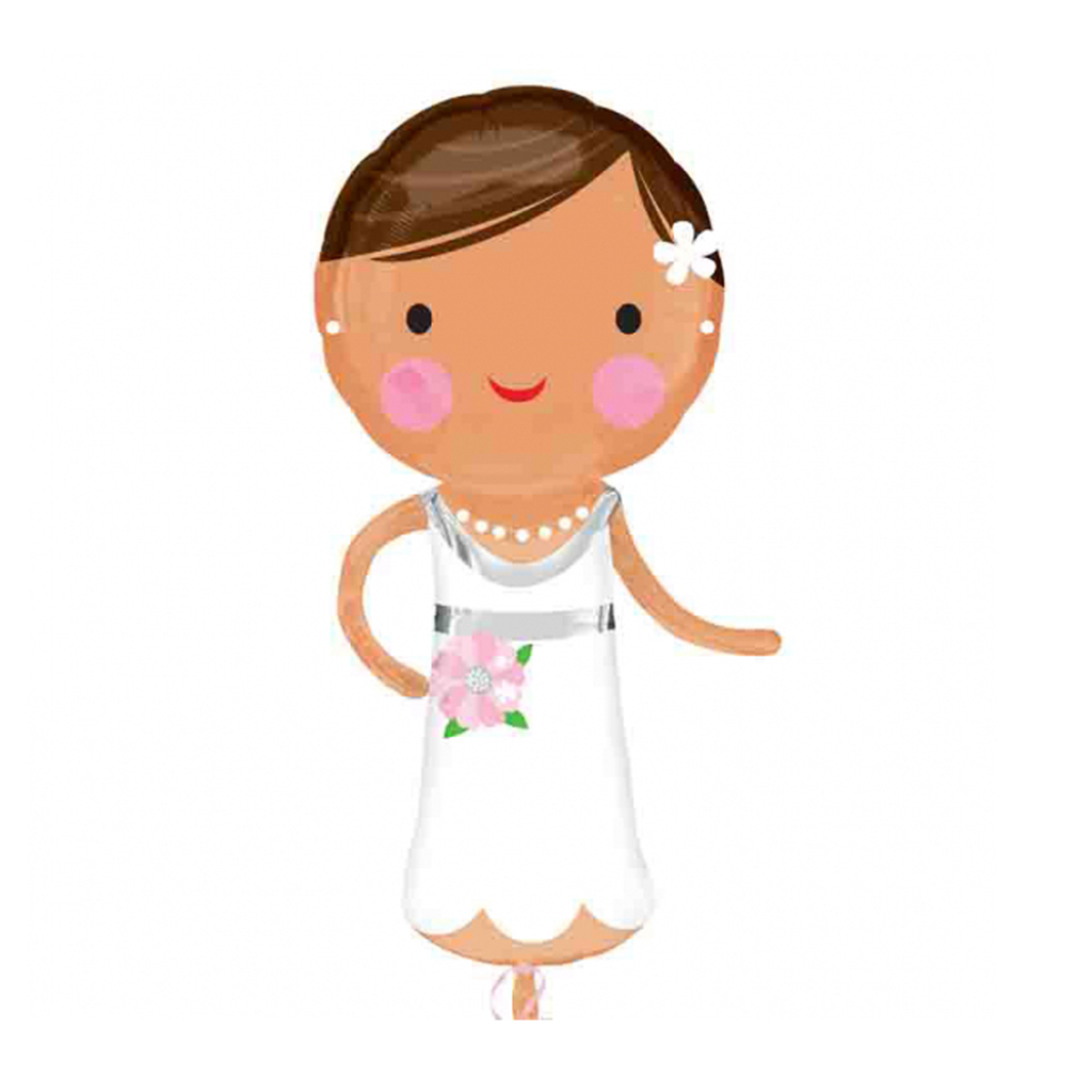 Wedding Lovely Bride Proposal Foil Balloon 39inch