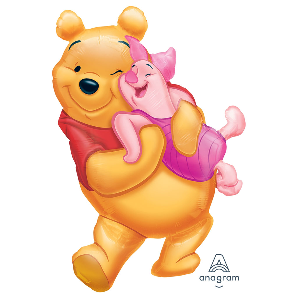 Big as Life Winnie The Pooh & Piglet Foil Balloon 29inch