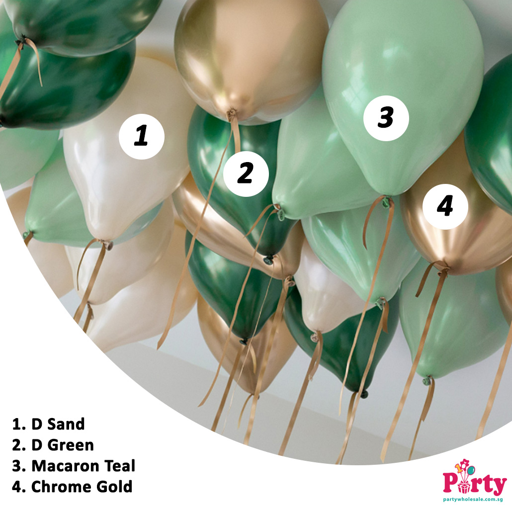 Forest Green balloon colour inspiration