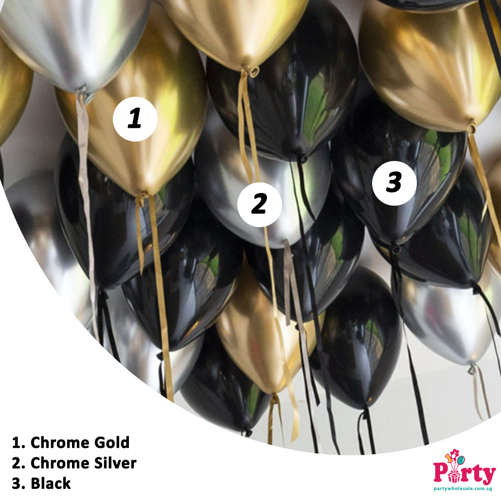 Glitz Glam balloon colour inspiration