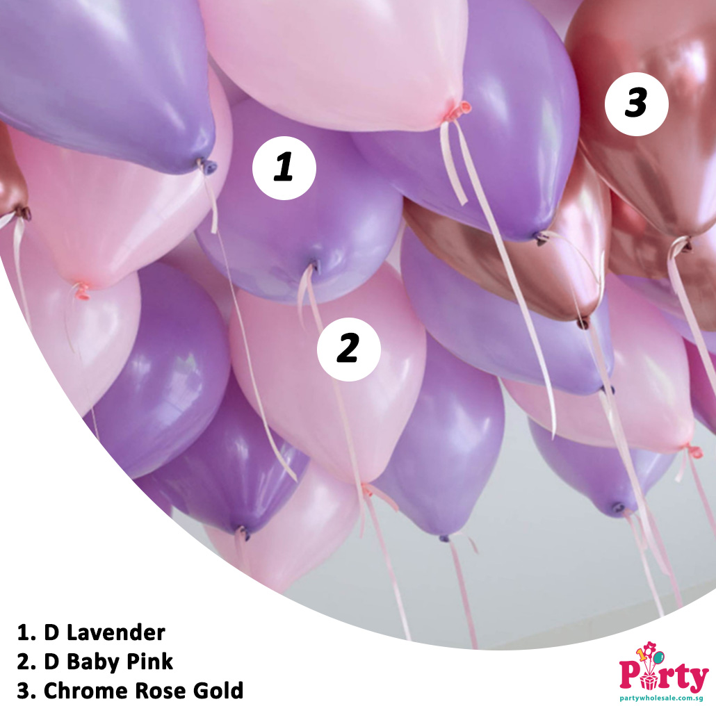 Lavender Rose balloon colour inspiration