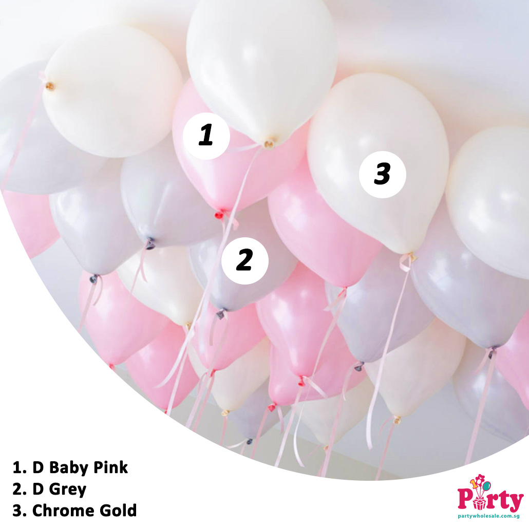 Macaron Pink balloon colour inspiration