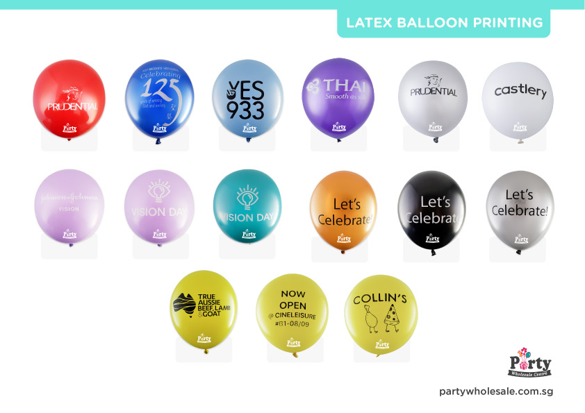 Corporate Balloon Printing Party Wholesale Singapore
