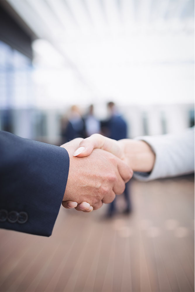 Business Partners Shaking Hands