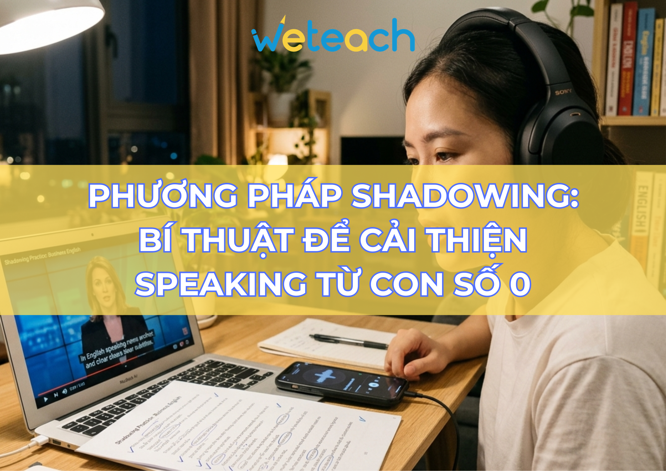 Phương pháp Shadowing: Bí thuật để cải thiện Speaking từ con số 0