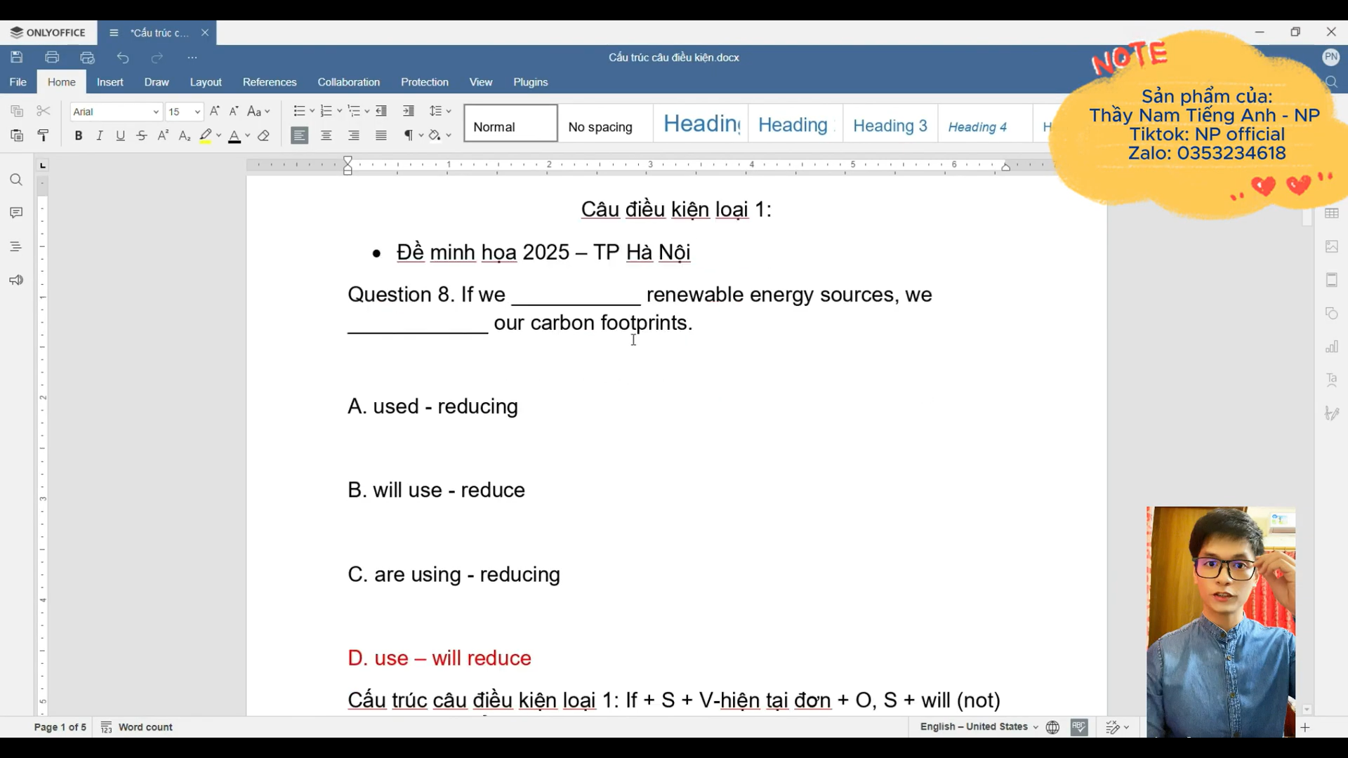 Tiếng Anh luyện thi vào 10 và nền tảng Tiếng Anh THPT