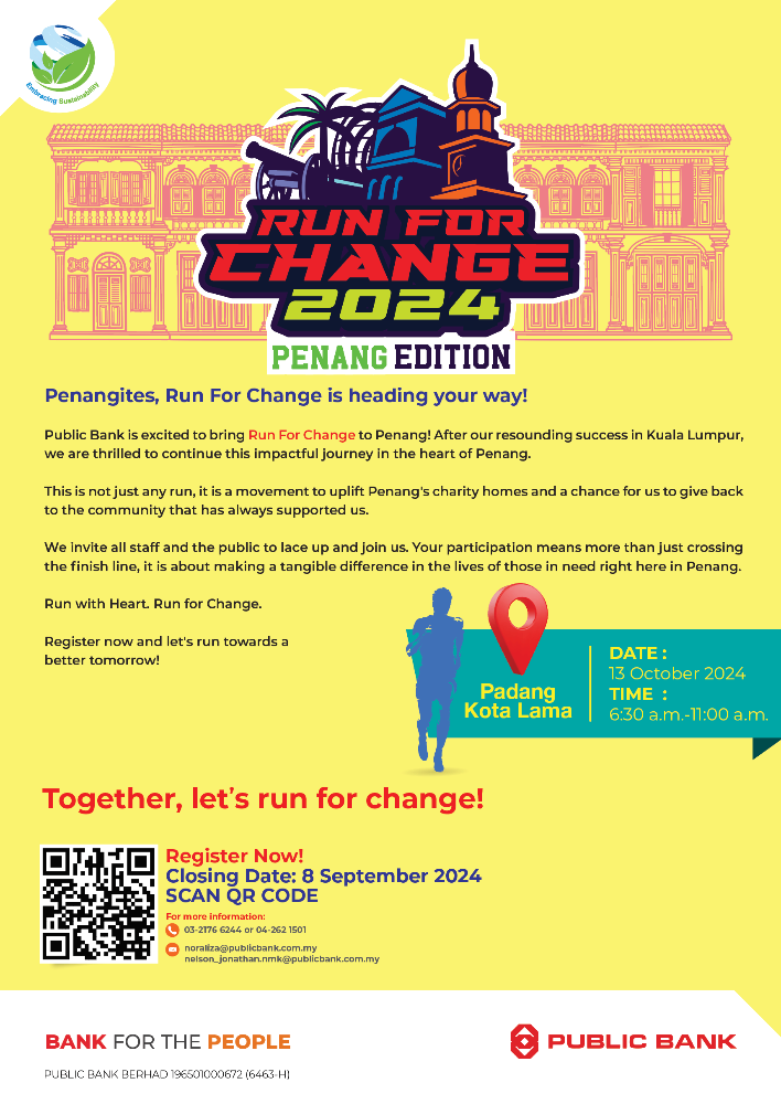 Run For Change 2024 Penang Edition