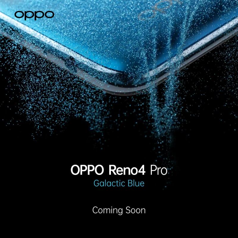 OPPO Reno4 Pro Galactic Blue